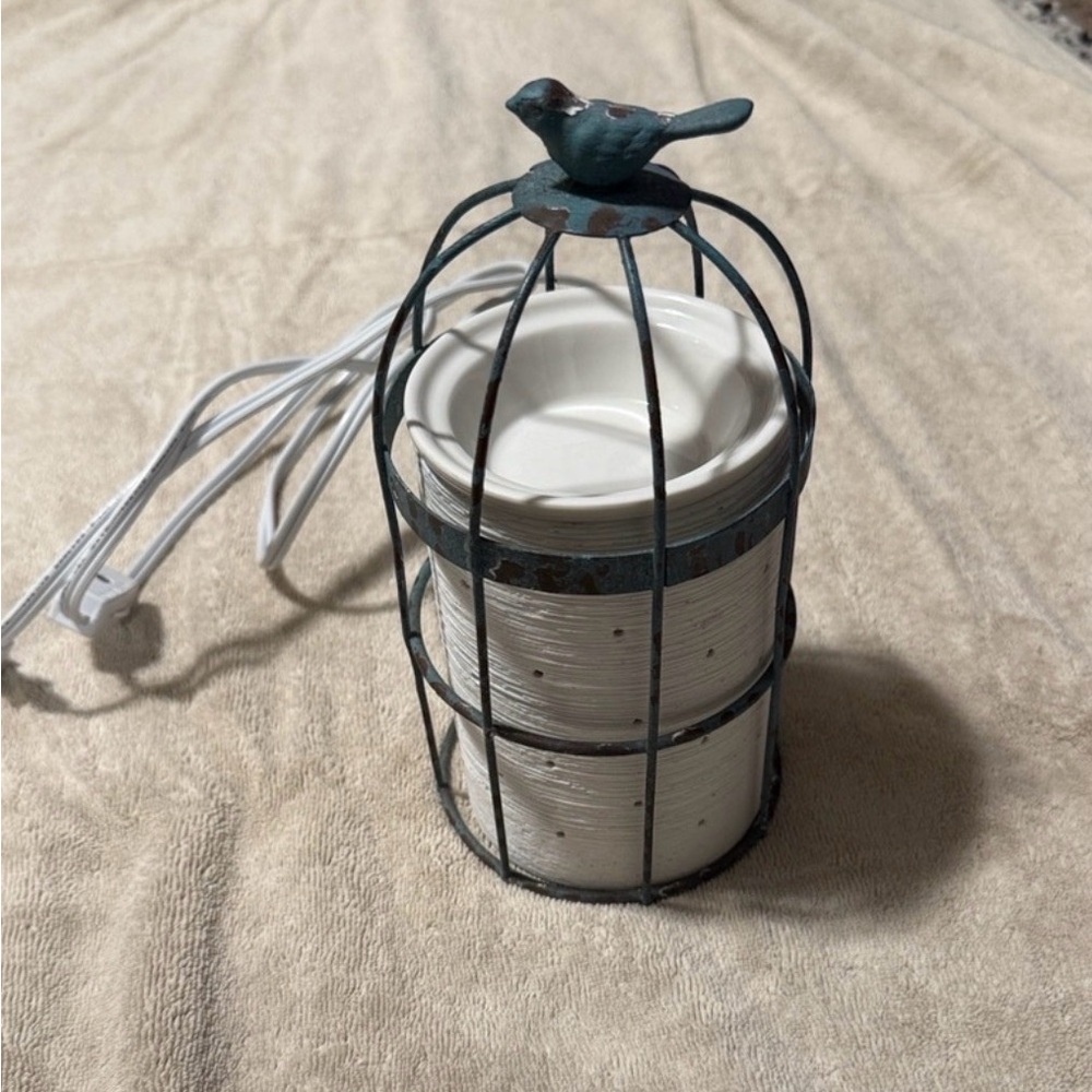 Scentsy Wax Melter with Option Bird Cage Cover